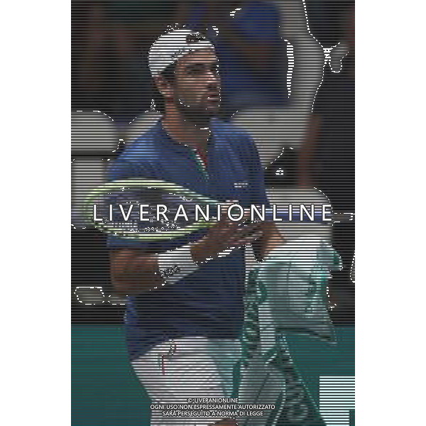 Coppa Davis by Rakuten 2022 - Matteo Berrettini Italia vs Sebastian Baez Argentina del 16/09/2020 UnipolSai Arena di Bologna - nella foto: Matteo Berrettini in azione ©Claudio Zamagni/Agenzia Aldo Liverani /AGENZIA ALDO LIVERANI SAS