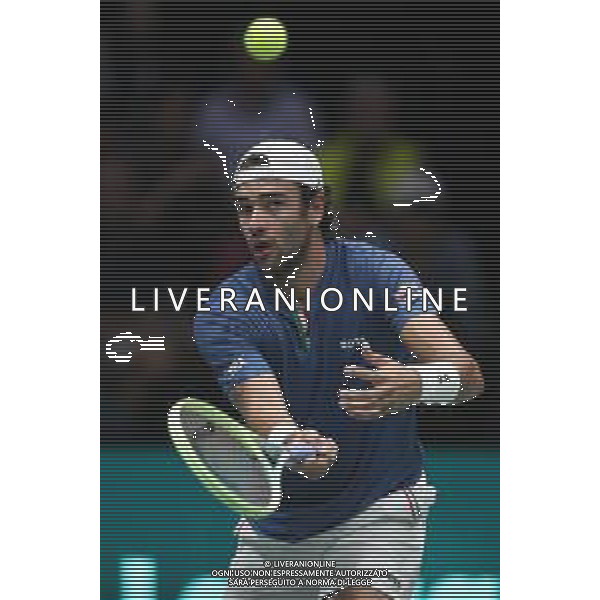 Coppa Davis by Rakuten 2022 - Matteo Berrettini Italia vs Sebastian Baez Argentina del 16/09/2020 UnipolSai Arena di Bologna - nella foto: Matteo Berrettini in azione ©Claudio Zamagni/Agenzia Aldo Liverani /AGENZIA ALDO LIVERANI SAS