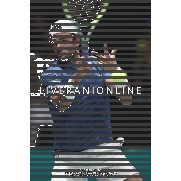 Coppa Davis by Rakuten 2022 - Matteo Berrettini Italia vs Sebastian Baez Argentina del 16/09/2020 UnipolSai Arena di Bologna - nella foto: Matteo Berrettini in azione ©Claudio Zamagni/Agenzia Aldo Liverani /AGENZIA ALDO LIVERANI SAS
