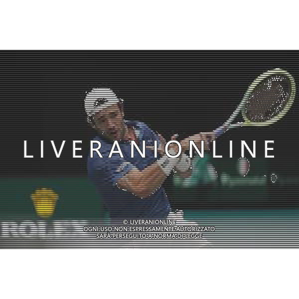 Coppa Davis by Rakuten 2022 - Matteo Berrettini Italia vs Sebastian Baez Argentina del 16/09/2020 UnipolSai Arena di Bologna - nella foto: Matteo Berrettini in azione ©Claudio Zamagni/Agenzia Aldo Liverani /AGENZIA ALDO LIVERANI SAS