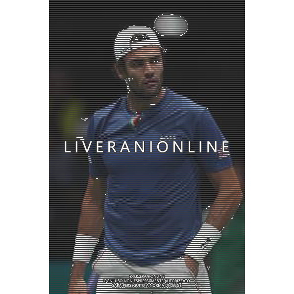 Coppa Davis by Rakuten 2022 - Matteo Berrettini Italia vs Sebastian Baez Argentina del 16/09/2020 UnipolSai Arena di Bologna - nella foto: Matteo Berrettini in azione ©Claudio Zamagni/Agenzia Aldo Liverani /AGENZIA ALDO LIVERANI SAS