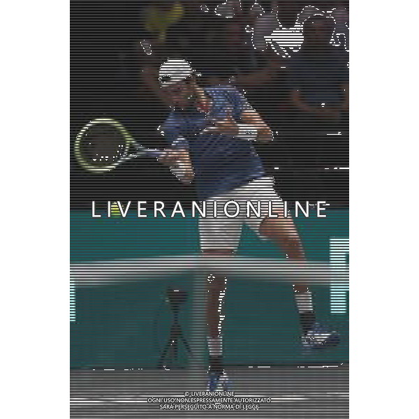 Coppa Davis by Rakuten 2022 - Matteo Berrettini Italia vs Sebastian Baez Argentina del 16/09/2020 UnipolSai Arena di Bologna - nella foto: Matteo Berrettini in azione ©Claudio Zamagni/Agenzia Aldo Liverani /AGENZIA ALDO LIVERANI SAS