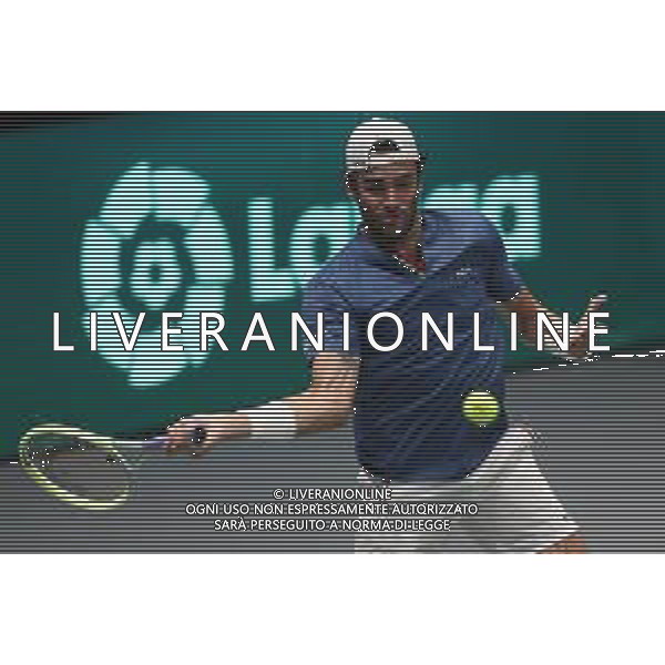 Coppa Davis by Rakuten 2022 - Matteo Berrettini Italia vs Sebastian Baez Argentina del 16/09/2020 UnipolSai Arena di Bologna - nella foto: Matteo Berrettini in azione ©Claudio Zamagni/Agenzia Aldo Liverani /AGENZIA ALDO LIVERANI SAS