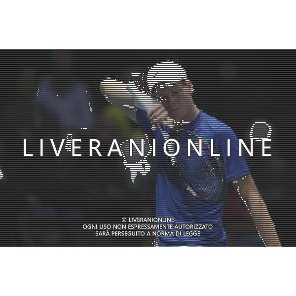 Coppa Davis by Rakuten 2022 - Jannik Sinner Italia vs Francisco Cerundolo Argentina del 16/09/2020 UnipolSai Arena di Bologna - nella foto: Jannik Sinner in azione ©Claudio Zamagni/Agenzia Aldo Liverani /AGENZIA ALDO LIVERANI SAS