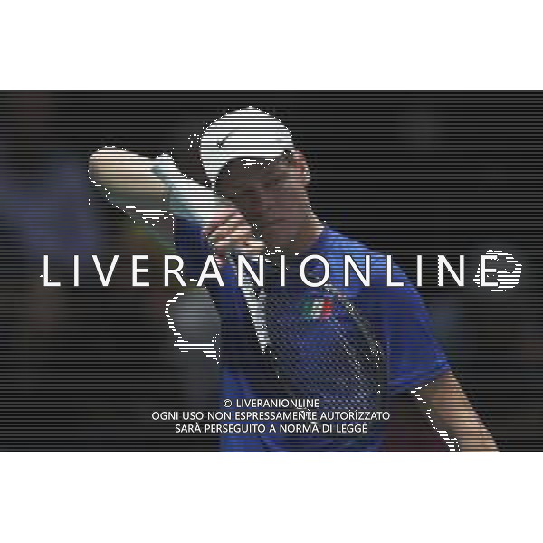 Coppa Davis by Rakuten 2022 - Jannik Sinner Italia vs Francisco Cerundolo Argentina del 16/09/2020 UnipolSai Arena di Bologna - nella foto: Jannik Sinner ©Claudio Zamagni/Agenzia Aldo Liverani /AGENZIA ALDO LIVERANI SAS