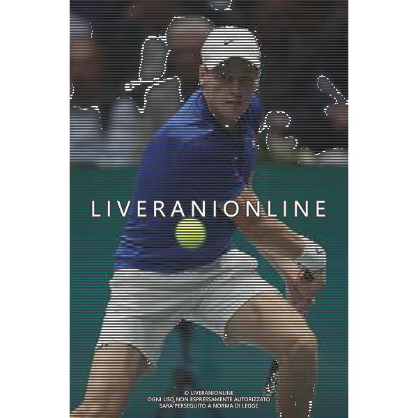 Coppa Davis by Rakuten 2022 - Jannik Sinner Italia vs Francisco Cerundolo Argentina del 16/09/2020 UnipolSai Arena di Bologna - nella foto: Jannik Sinner in azione ©Claudio Zamagni/Agenzia Aldo Liverani /AGENZIA ALDO LIVERANI SAS