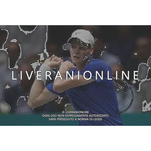 Coppa Davis by Rakuten 2022 - Jannik Sinner Italia vs Francisco Cerundolo Argentina del 16/09/2020 UnipolSai Arena di Bologna - nella foto: Jannik Sinner in azione ©Claudio Zamagni/Agenzia Aldo Liverani /AGENZIA ALDO LIVERANI SAS