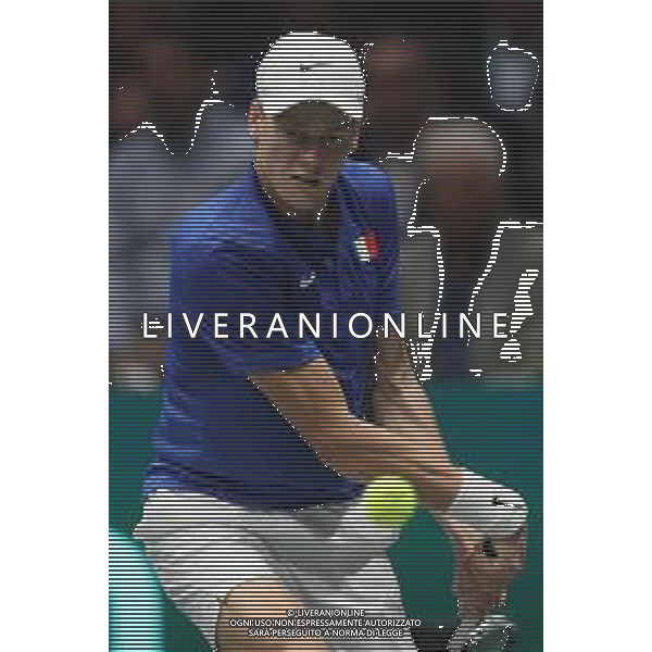 Coppa Davis by Rakuten 2022 - Jannik Sinner Italia vs Francisco Cerundolo Argentina del 16/09/2020 UnipolSai Arena di Bologna - nella foto: Jannik Sinner in azione ©Claudio Zamagni/Agenzia Aldo Liverani /AGENZIA ALDO LIVERANI SAS