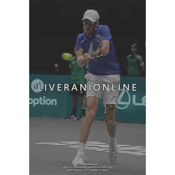 Coppa Davis by Rakuten 2022 - Jannik Sinner Italia vs Francisco Cerundolo Argentina del 16/09/2020 UnipolSai Arena di Bologna - nella foto: Jannik Sinner in azione ©Claudio Zamagni/Agenzia Aldo Liverani /AGENZIA ALDO LIVERANI SAS