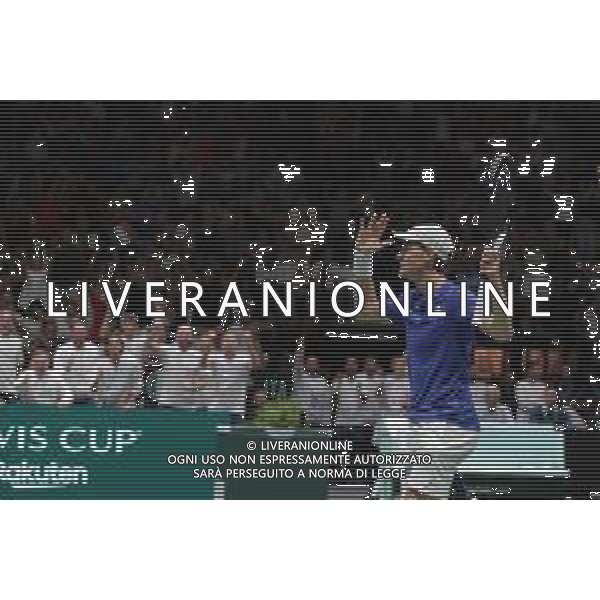 Coppa Davis by Rakuten 2022 - Jannik Sinner Italia vs Francisco Cerundolo Argentina del 16/09/2020 UnipolSai Arena di Bologna - nella foto: Jannik Sinner ©Claudio Zamagni/Agenzia Aldo Liverani /AGENZIA ALDO LIVERANI SAS