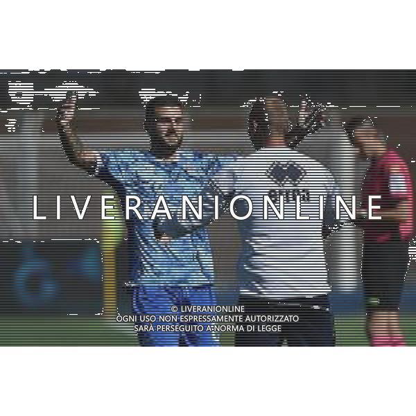 © TVRG Patrick Cutrone (Como) esulta dopo il secondo gol del 2 a 1 Como vs Spal Como 17-09-2022 Stadio Giuseppe Sinigaglia Campionato Serie BKT - 6a giornata foto Roberto Garavaglia/ag. Aldo Liverani sas/AGENZIA ALDO LIVERANI SAS