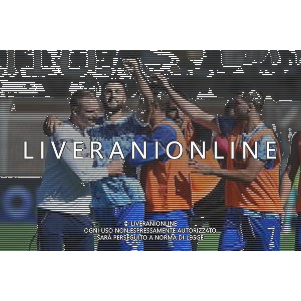 © TVRG Patrick Cutrone (Como) esulta dopo il secondo gol del 2 a 1 Como vs Spal Como 17-09-2022 Stadio Giuseppe Sinigaglia Campionato Serie BKT - 6a giornata foto Roberto Garavaglia/ag. Aldo Liverani sas/AGENZIA ALDO LIVERANI SAS