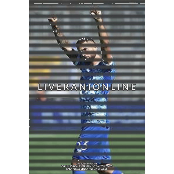 © TVRG Patrick Cutrone (Como) esulta dopo il secondo gol del 2 a 1 Como vs Spal Como 17-09-2022 Stadio Giuseppe Sinigaglia Campionato Serie BKT - 6a giornata foto Roberto Garavaglia/ag. Aldo Liverani sas/AGENZIA ALDO LIVERANI SAS