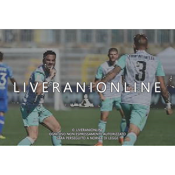 © TVRG Gabriele Moncini (Spal) SX e Alessandro Tripaldelli (Spal) DX esultano dopo il gol del 2 a 2 Como vs Spal Como 17-09-2022 Stadio Giuseppe Sinigaglia Campionato Serie BKT - 6a giornata foto Roberto Garavaglia/ag. Aldo Liverani sas/AGENZIA ALDO LIVERANI SAS