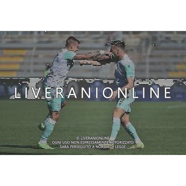 © TVRG Alessandro Tripaldelli (Spal) SX e Gabriele Moncini (Spal) DX esultano dopo il gol del 2 a 2 Como vs Spal Como 17-09-2022 Stadio Giuseppe Sinigaglia Campionato Serie BKT - 6a giornata foto Roberto Garavaglia/ag. Aldo Liverani sas/AGENZIA ALDO LIVERANI SAS