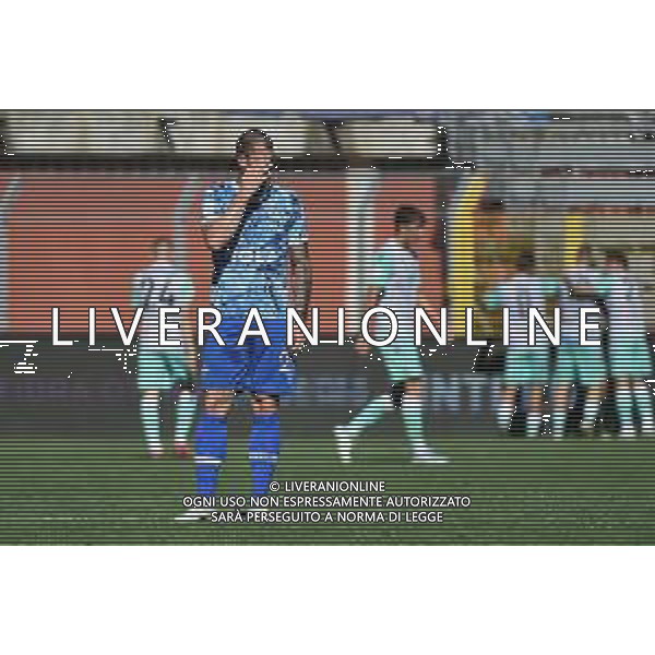 © TVRG delusione Alberto Cerri (Como) dopo il gol subito del 3 a 3 Como vs Spal Como 17-09-2022 Stadio Giuseppe Sinigaglia Campionato Serie BKT - 6a giornata foto Roberto Garavaglia/ag. Aldo Liverani sas/AGENZIA ALDO LIVERANI SAS