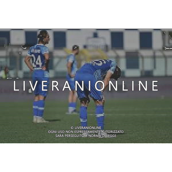© TVRG delusione Como dopo il gol subito del 3 a 3 Como vs Spal Como 17-09-2022 Stadio Giuseppe Sinigaglia Campionato Serie BKT - 6a giornata foto Roberto Garavaglia/ag. Aldo Liverani sas/AGENZIA ALDO LIVERANI SAS