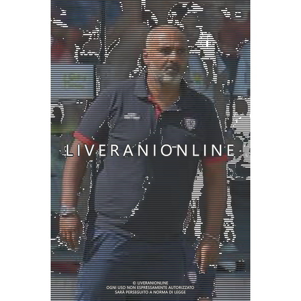 17-9-2022. Cagliari Calcio-S.S.C. Bari. 6° giornata serie BKT 2022/2023, stadio Unipol Domus Cagliari. Foto salvatore Moi/Aldo Liverani s.a.s. Nella foto: Fabio Liverani allenatore Cagliari ©MOI/AGENZIA ALDO LIVERANI SAS