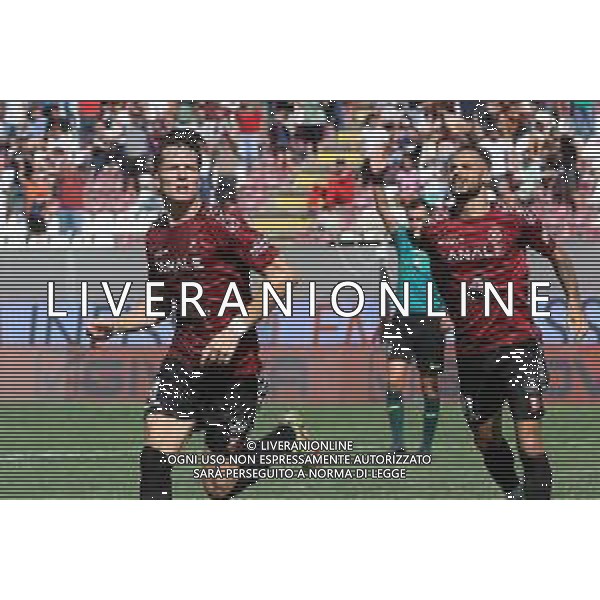 REGGINA - CITTADELLA CAMPIONATO CALCIO SERIE BKT 17.09.2022 NELLA FOTO ESULTANZA DOPO IL GOL DI GIOVANNI FABBIAN ©GARREFFA/AGENZIA ALDO LIVERANI SAS