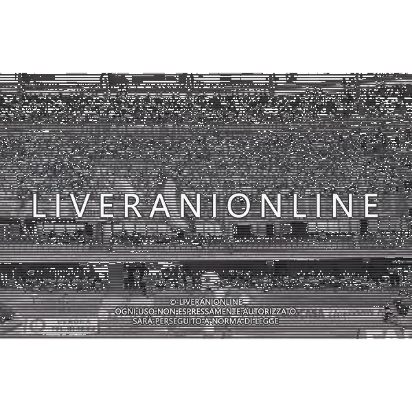18-06-1989 VERONA CAMPIONATO DI CALCIO SERIE A VERONA-ROMA 0-0 NELLA FOTO CURVA TIFOSI VERONA AG ALDO LIVERANI SAS