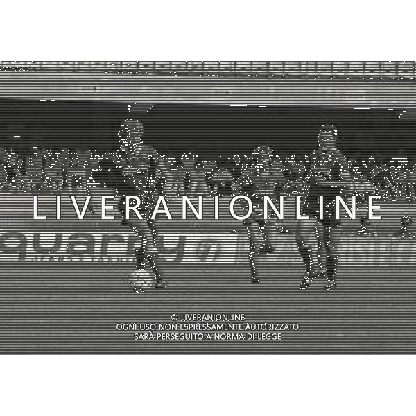 18-06-1989 VERONA CAMPIONATO DI CALCIO SERIE A VERONA-ROMA 0-0 NELLA FOTO MANUELE GEROLIN E STEFANO DESIDERI AG ALDO LIVERANI SAS
