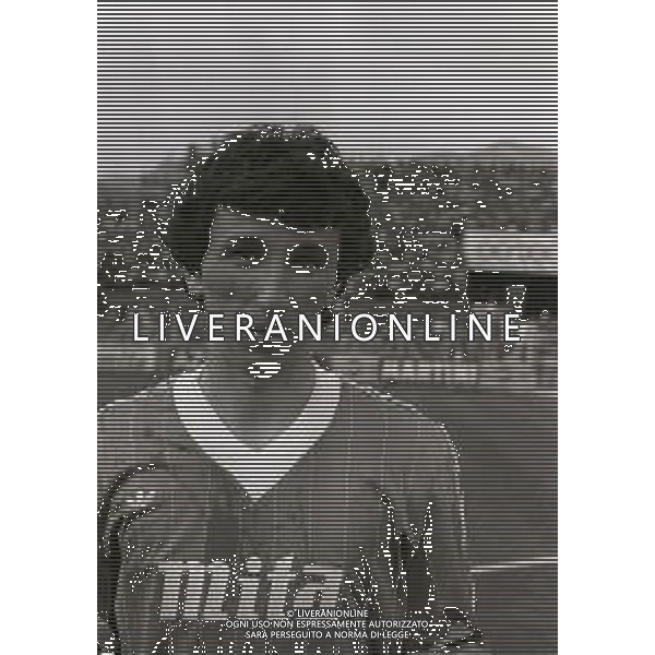 08-04-1984 COMO CAMPIONATO DI CALCIO SERIE B COMO-CATANZARO 1-2 NELLA FOTO LUCA FUSI AG ALDO LIVERANI SAS