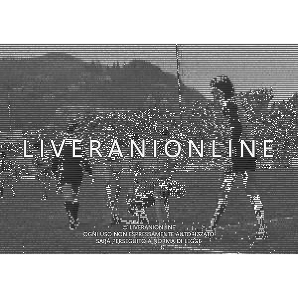 08-04-1984 COMO CAMPIONATO DI CALCIO SERIE B COMO-CATANZARO 1-2 NELLA FOTO AZIONE DI GIOCO AG ALDO LIVERANI SAS