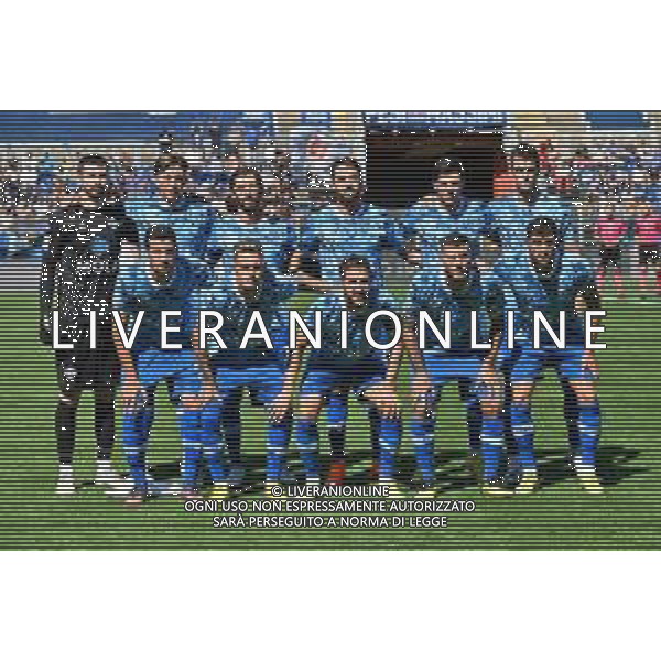 © TVRG la formazione del Como, in piedi da SX Simone Ghidotti, Luis Thomas Binks, Leonardo Mancuso, Paolo Farago\', Daniele Baselli e Cas Ruben Odenthal; in basso da SX Luca Vignali, Alejandro Alex Blanco Sanchez, Francesc Cesc Fabregas, Patrick Cutrone e Nikolas Ioannou Como vs Spal Como 17-09-2022 Stadio Giuseppe Sinigaglia Campionato Serie BKT - 6a giornata foto Roberto Garavaglia/ag. Aldo Liverani sas/AGENZIA ALDO LIVERANI SAS
