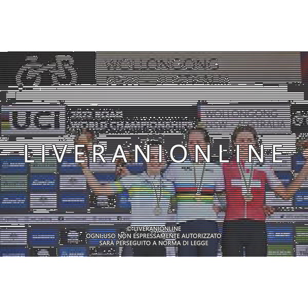 18-09-2022 World Championships Elite Women Cronometro; 2022, Olanda; 2022, Australia; 2022, Svizzera; Van Dijk, Ellen; Brown, Grace; Reusser, Marlen; Wollongong; FOTO STEFANO SIROTTI-AG ALDO LIVERANI SAS
