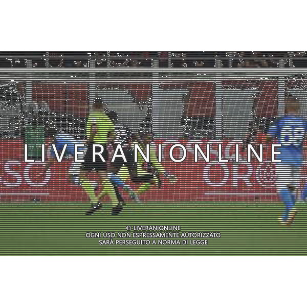 Giovanni Pablo Simeone (Napoli) segna il gol del 2 a 1 Milan vs Napoli Milano 18-09-2022 Stadio Giuseppe Meazza - San Siro Campionato Serie A TIM - 6a giornata foto Roberto Garavaglia/ag. Aldo Liverani sas/AGENZIA ALDO LIVERANI SAS