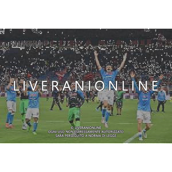esultanza finale Napoli Milan vs Napoli Milano 18-09-2022 Stadio Giuseppe Meazza - San Siro Campionato Serie A TIM - 6a giornata foto Roberto Garavaglia/ag. Aldo Liverani sas/AGENZIA ALDO LIVERANI SAS