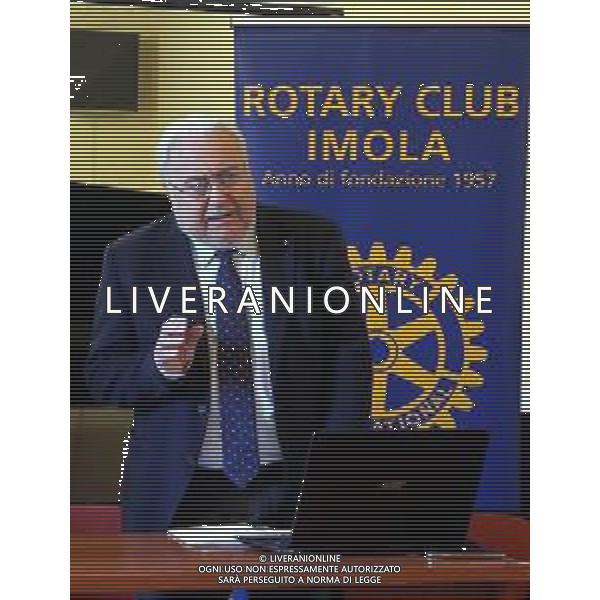 IMOLA 19 09 2022 ROTARY CLUB IMOLA CONFERENZA STAMPA IL ROTARY PER LE NUOVE GENERAZIONI NELLA FOTO PROF SILVERIO SCARDOVI ©SANNA/AGENZIA ALDO LIVERANI SAS