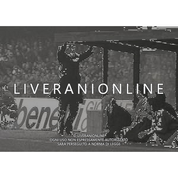 12-02-1989 VERONA CAMPIONATO DI CALCIO SERIE A VERONA-JUVENTUS 2-0 NELLA FOTO OSVALDO BAGNOLI ALLENATORE VERONA CALCIO AG ALDO LIVERANI SAS