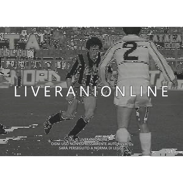 29-01-1984 BERGAMO -CAMPIONATO DI CALCIO SERIE B ATALANTA-CAGLIARI 0-0 NELLA FOTO ROBERTO DONADONI AG ALDOLIVERANI SAS