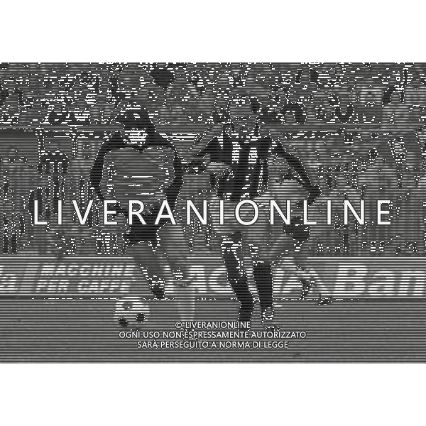 02-11-1980 MILANO CAMPIONATO DI CALCIO SERIE B MILAN-PALERMO 0-0 NELLA FOTO AZIONE DI GIOCO AG ALDO LIVERANI SAS