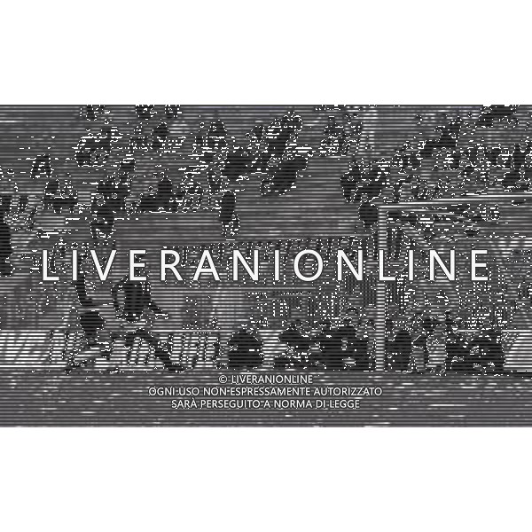 02-11-1980 MILANO CAMPIONATO DI CALCIO SERIE B MILAN-PALERMO 0-0 NELLA FOTO AZIONE DI GIOCO AG ALDO LIVERANI SAS