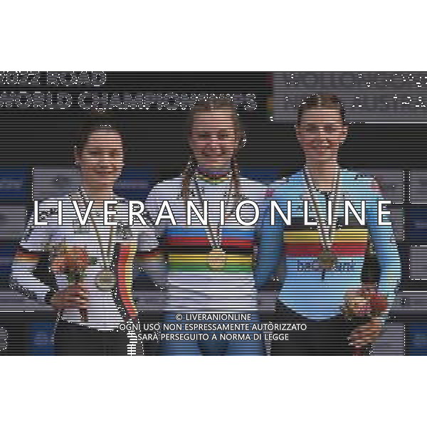20-09-2022 World Championships Junior Women Cronometro; 2022, Great Britain; 2022, Germany; 2022, Belgium; Backstedt, Zoe; Czapla, Justyna; Jooris, Febe; Wollongong; ©SIROTTI/AGENZIA ALDO LIVERANI SAS