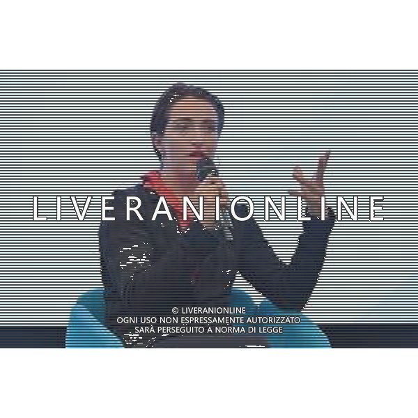 © TVRG conferenza Fondazione Milano Cortina 2026 e Deloitte nella Martina Caironi Milano 20-09-2022 Il ruolo delle grandi aziende nella promozione dei valori dello sport, conferenza dibattito organizzata da Fondazione Milano Cortina 2026 e Deloitte Italia. Presenti Giovanni Malago\', presidente della Fondazione Milano Cortina 2026 e del CONI, Fabio Pompei, amministratore delegato di Deloitte Italia, Martina Caironi, campionessa Paralimpica di atletica e Deborah Compagnoni, campionessa Olimpica di sci alpino foto Roberto Garavaglia/ag. Aldo Liverani sas/AGENZIA ALDO LIVERANI SAS