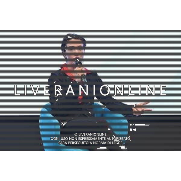 © TVRG conferenza Fondazione Milano Cortina 2026 e Deloitte nella Martina Caironi Milano 20-09-2022 Il ruolo delle grandi aziende nella promozione dei valori dello sport, conferenza dibattito organizzata da Fondazione Milano Cortina 2026 e Deloitte Italia. Presenti Giovanni Malago\', presidente della Fondazione Milano Cortina 2026 e del CONI, Fabio Pompei, amministratore delegato di Deloitte Italia, Martina Caironi, campionessa Paralimpica di atletica e Deborah Compagnoni, campionessa Olimpica di sci alpino foto Roberto Garavaglia/ag. Aldo Liverani sas/AGENZIA ALDO LIVERANI SAS