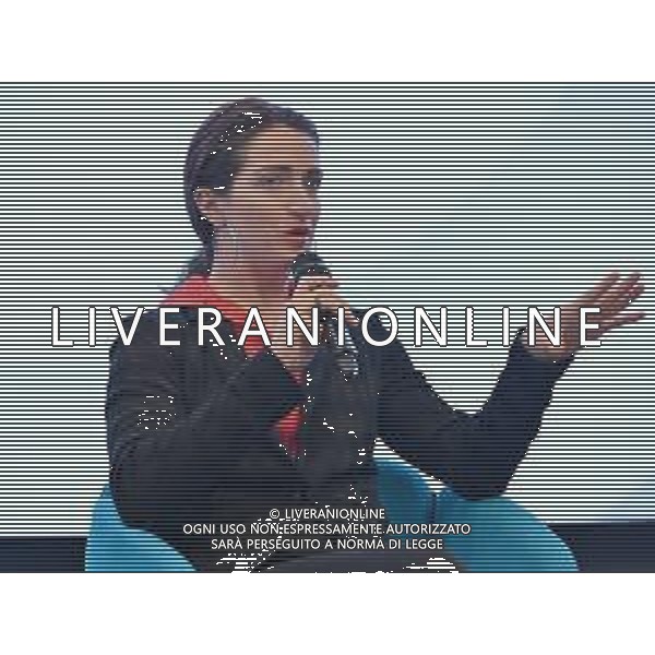 © TVRG conferenza Fondazione Milano Cortina 2026 e Deloitte nella Martina Caironi Milano 20-09-2022 Il ruolo delle grandi aziende nella promozione dei valori dello sport, conferenza dibattito organizzata da Fondazione Milano Cortina 2026 e Deloitte Italia. Presenti Giovanni Malago\', presidente della Fondazione Milano Cortina 2026 e del CONI, Fabio Pompei, amministratore delegato di Deloitte Italia, Martina Caironi, campionessa Paralimpica di atletica e Deborah Compagnoni, campionessa Olimpica di sci alpino foto Roberto Garavaglia/ag. Aldo Liverani sas/AGENZIA ALDO LIVERANI SAS