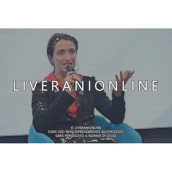 © TVRG conferenza Fondazione Milano Cortina 2026 e Deloitte nella Martina Caironi Milano 20-09-2022 Il ruolo delle grandi aziende nella promozione dei valori dello sport, conferenza dibattito organizzata da Fondazione Milano Cortina 2026 e Deloitte Italia. Presenti Giovanni Malago\', presidente della Fondazione Milano Cortina 2026 e del CONI, Fabio Pompei, amministratore delegato di Deloitte Italia, Martina Caironi, campionessa Paralimpica di atletica e Deborah Compagnoni, campionessa Olimpica di sci alpino foto Roberto Garavaglia/ag. Aldo Liverani sas/AGENZIA ALDO LIVERANI SAS