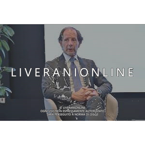 © TVRG conferenza Fondazione Milano Cortina 2026 e Deloitte nella Fabio Pompei Milano 20-09-2022 Il ruolo delle grandi aziende nella promozione dei valori dello sport, conferenza dibattito organizzata da Fondazione Milano Cortina 2026 e Deloitte Italia. Presenti Giovanni Malago\', presidente della Fondazione Milano Cortina 2026 e del CONI, Fabio Pompei, amministratore delegato di Deloitte Italia, Martina Caironi, campionessa Paralimpica di atletica e Deborah Compagnoni, campionessa Olimpica di sci alpino foto Roberto Garavaglia/ag. Aldo Liverani sas/AGENZIA ALDO LIVERANI SAS