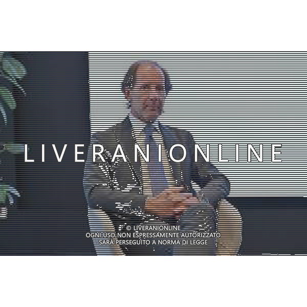 © TVRG conferenza Fondazione Milano Cortina 2026 e Deloitte nella Fabio Pompei Milano 20-09-2022 Il ruolo delle grandi aziende nella promozione dei valori dello sport, conferenza dibattito organizzata da Fondazione Milano Cortina 2026 e Deloitte Italia. Presenti Giovanni Malago\', presidente della Fondazione Milano Cortina 2026 e del CONI, Fabio Pompei, amministratore delegato di Deloitte Italia, Martina Caironi, campionessa Paralimpica di atletica e Deborah Compagnoni, campionessa Olimpica di sci alpino foto Roberto Garavaglia/ag. Aldo Liverani sas/AGENZIA ALDO LIVERANI SAS