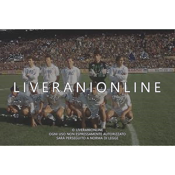 FORMAZIONE SQUADRA UNIONE CALCIO SAMPDORIA CAMPIONATO SERIE A 1988 -1989 AG ALDO LIVERANI SAS