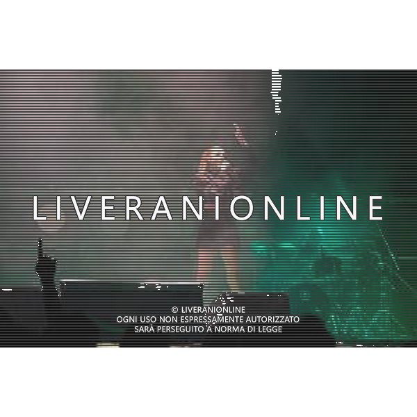 Verona, Italy. 07th September 2022. The italian singer Annalisa Scarrone as know with Annalisa pseudonym sings on stage during her live performs in Teatro Romano in Verona, for her first date of Nuda10 Club tour 2022. ©Roberto Tommasini / Agenzia Aldo Liverani