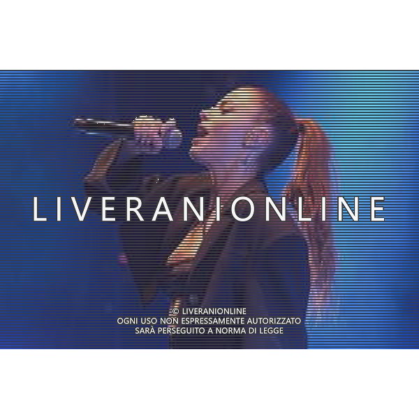 Verona, Italy. 07th September 2022. The italian singer Annalisa Scarrone as know with Annalisa pseudonym sings on stage during her live performs in Teatro Romano in Verona, for her first date of Nuda10 Club tour 2022. ©Roberto Tommasini / Agenzia Aldo Liverani