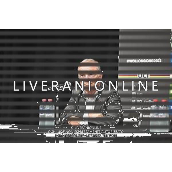 22-09-2022 Conferenza Stampa Mondiali Haute Savoie 2027; Hinault, Bernard; Wollongong; - Conferenza Stampa dell\'Uci per l\'assegnazione dei Mondiali di ciclismo del 2027 alla Francia, nella regione dell\'Alta Savoia. 22.09.2022 ©SIROTTI/AGENZIA ALDO LIVERANI SAS