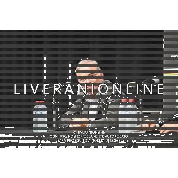 22-09-2022 Conferenza Stampa Mondiali Haute Savoie 2027; Hinault, Bernard; Wollongong; - Conferenza Stampa dell\'Uci per l\'assegnazione dei Mondiali di ciclismo del 2027 alla Francia, nella regione dell\'Alta Savoia. 22.09.2022 ©SIROTTI/AGENZIA ALDO LIVERANI SAS