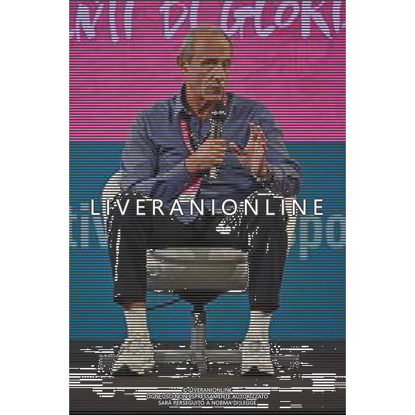 Festival dello Sport nella foto Ettore Messina Trento 22-09-2022 Sala Depero presso il Palazzo della Provincia Autonoma di Trento Ettore Messina la mia Olimpia tricolore, con Ettore Messina foto Roberto Garavaglia/ag. Aldo Liverani sas