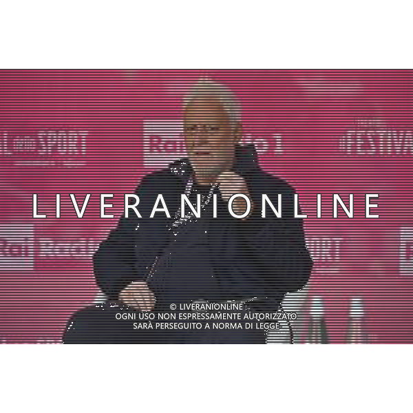 Festival dello Sport nella foto Francesco Repice Trento 22-09-2022 Piazza Duomo A voi la linea Rai Radio 1 racconta il calcio foto Roberto Garavaglia/ag. Aldo Liverani sas